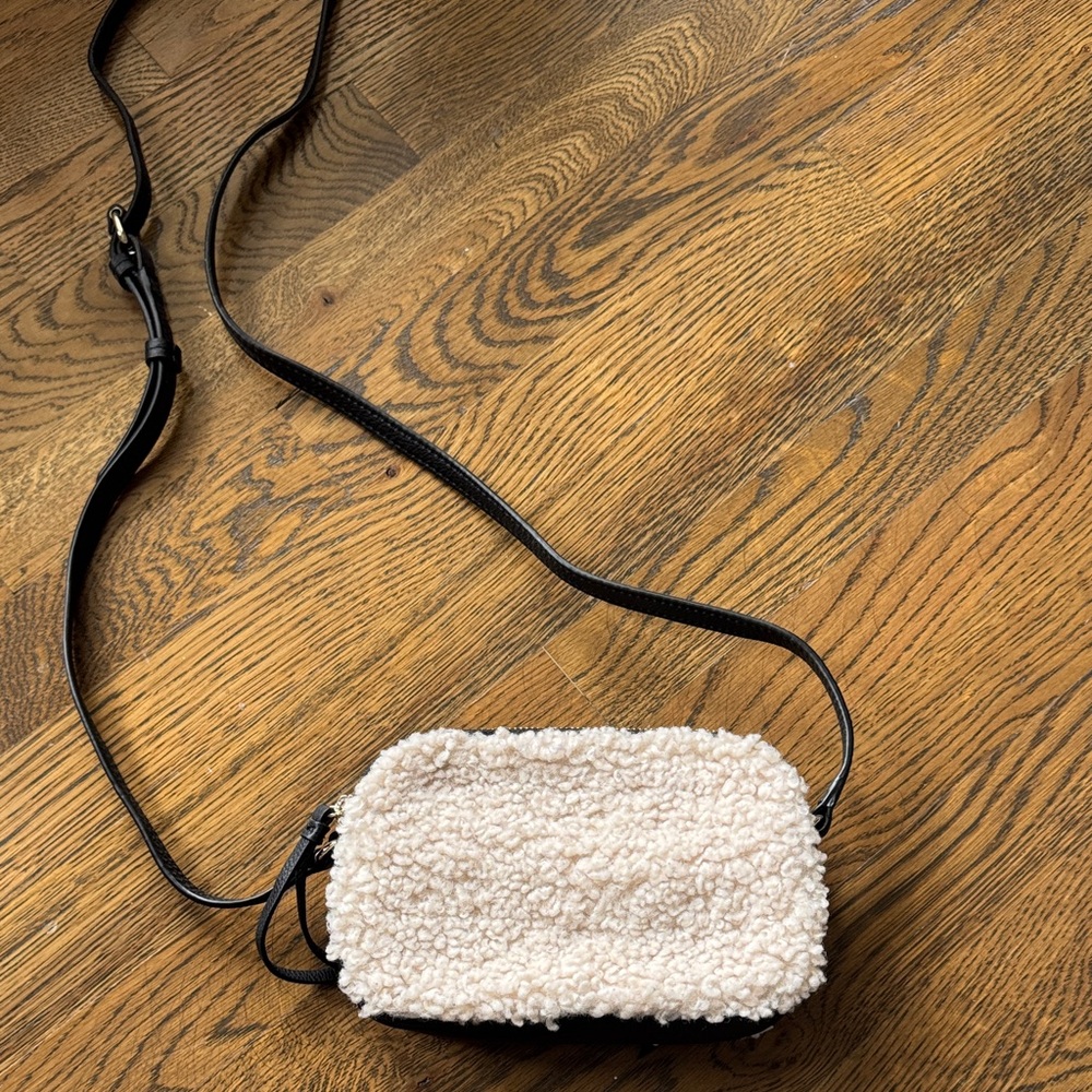 Banana Republic Shearling Crossbody Bag